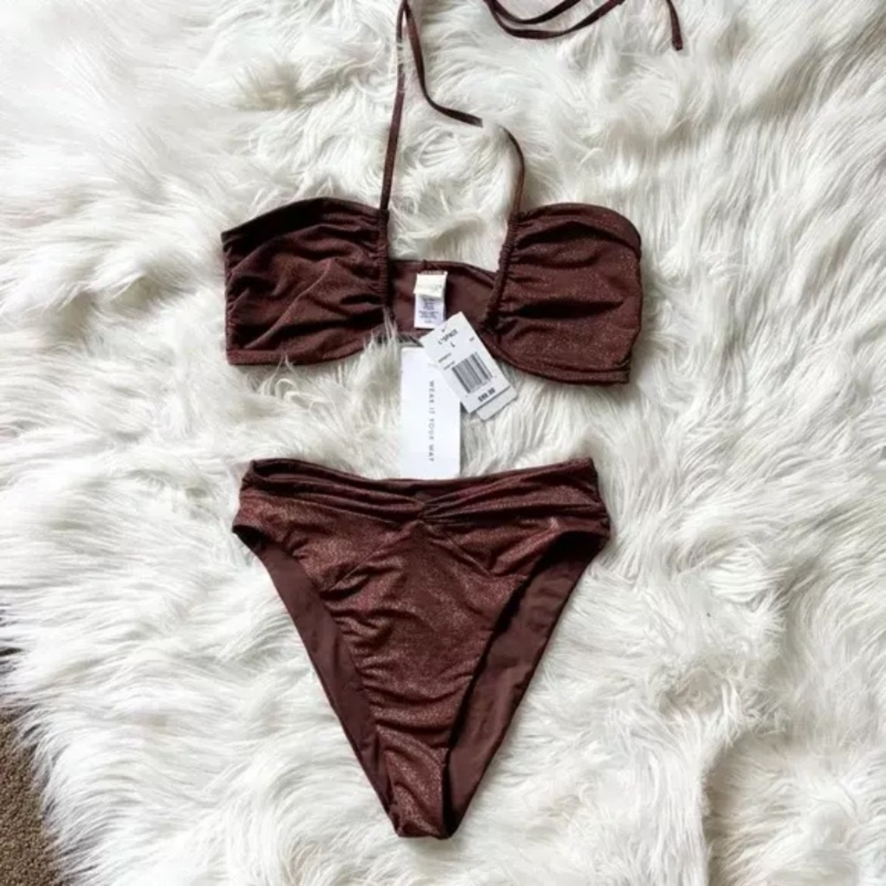 L*Space Brown Bikini Set